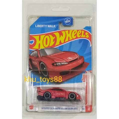 HOT WHEELS NISSAN SILVIA LBWK S15 RED EDITION HOT WHEELS RED EDITION NISSAN SILVIA NISSAN