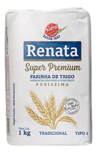 Farinha De Trigo Tradicional Renata Tipo 1 Pacote 1kg MercadoLivre