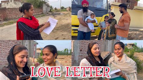 Sandeep Te Preet Nu Milia Love Letter Youtube