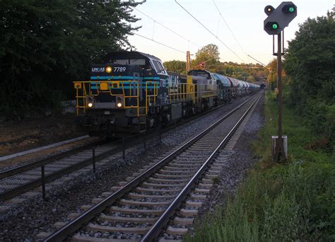 7789 7785 Beide Von Lineas Kommen Als Umleiter Mit Einem Kalkleerzug