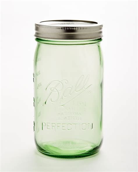 The 32 Oz Green Ball Jar From The 2013 Ball Heritage Collection Comes With A Jar Ball Jars