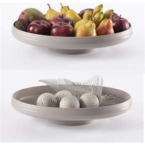 Guzzini Earth Tierra Centerpiece Fruit Bowl Taupe Cm Woolworths