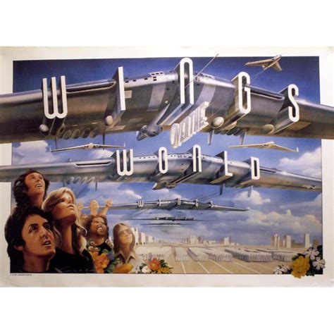 Paul McCartney and Wings Wings Over The World Tour Poster 1979 '79 Poster