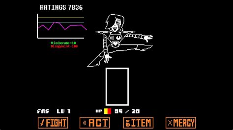 Undertale Mettaton Boss Fight Youtube