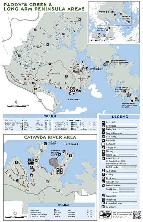 North Carolina State Park Maps Dwhike