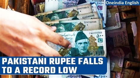 Pakistani Rupee Hits A Record Low After Government Relaxed Grip On