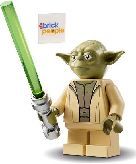 LEGO Star Wars: Yoda Minifigure with Lightsaber - Ages 6+ - Walmart.com