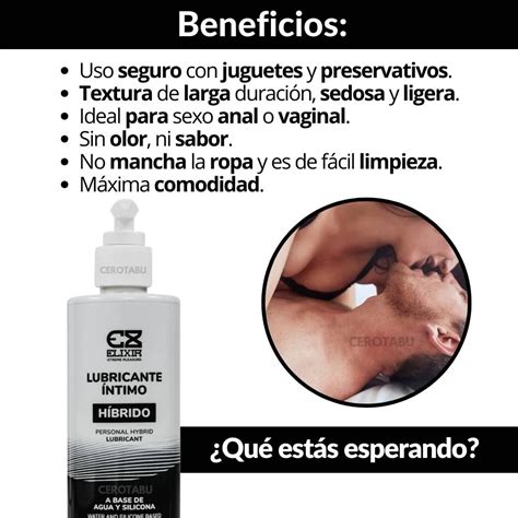 Lubricante Hibrido Elixir Agua Y Silicona 250ml Luegopago