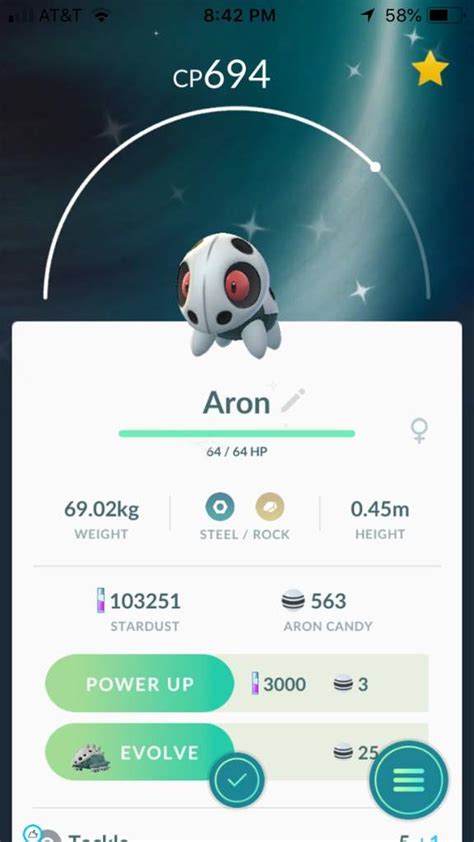 SHINY ARON | Pokemon GO Amino