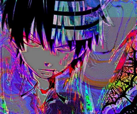 Glitchcore Anime Pfp Boy Kisanak Png