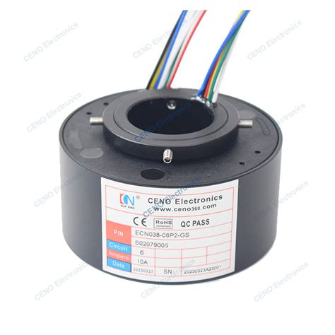 High Speed Slip Ring With Integrated Electrical Collector China High