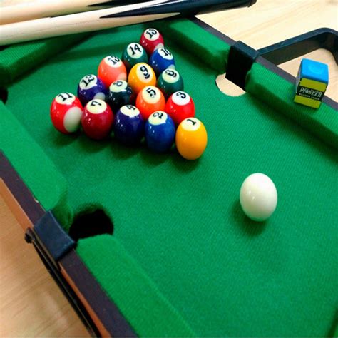 Bilhar De Mesa Sinuca Snooker Portátil Tacos E Bolas 51x31cm