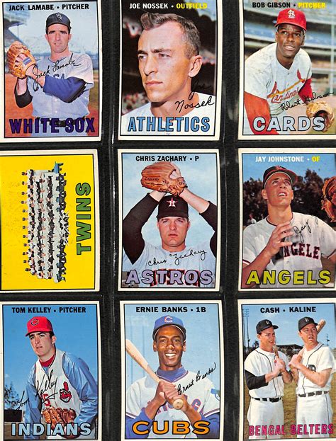 Lot Detail 1967 Topps Baseball Near Complete Set Of 607 Cards