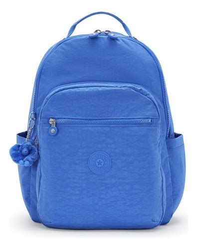 Mochila Urbana Kipling Seoul Havana Blue Original Shopee Brasil