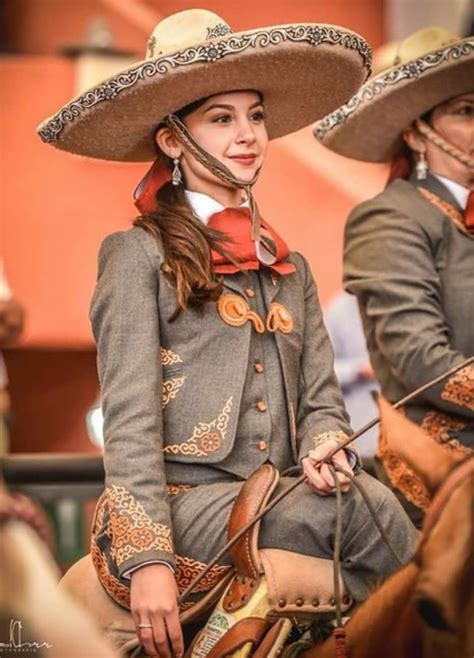 😍 Charrería México 🇲🇽 Mexican Women Charro Outfit Mexican Fashion