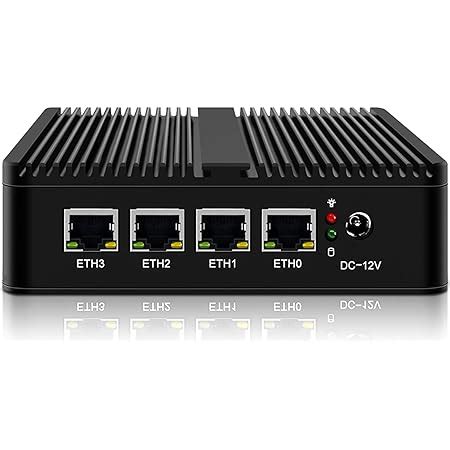 KingnovyPC Firewall Micro Appliance Fanless Mini PC N4000 4 Port I225