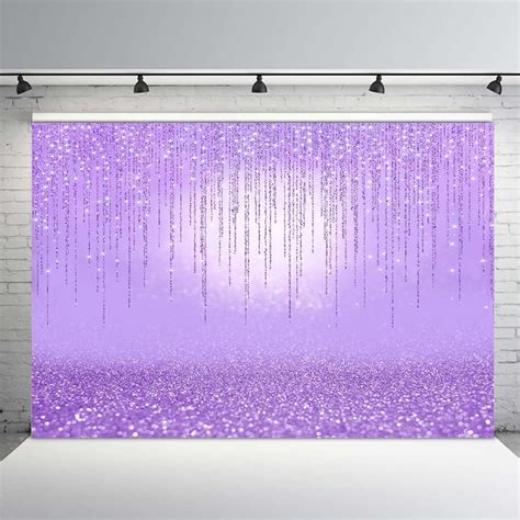 Amazon Mehofond Purple Backdrop Sequin Photography Portrait