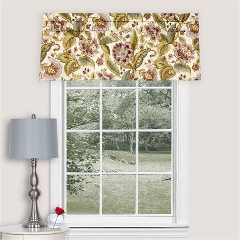 Aurelia Dove Lined Tailored Valance 52x16 Pretty Windows