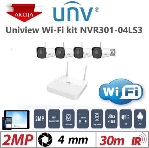 Uniview Wifi Komplet Nvr Ls W Alarmpoint