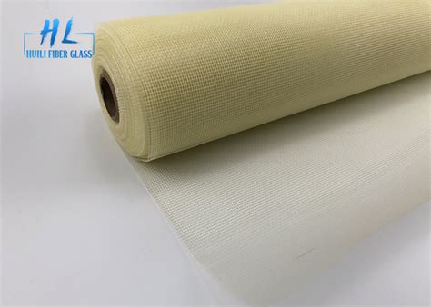 18 16 Mesh 120G Fiberglass Window Screen With Yellow And Grey Colors