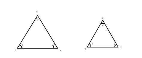 Two Similar Triangles Are Shown Below Two Triangles Are Shown The