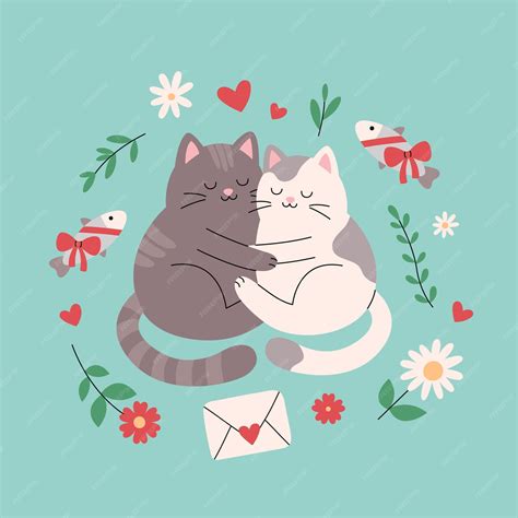 Casal De Gatinhos Desenho