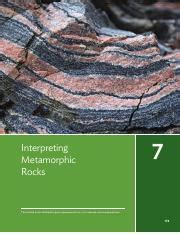 Metamorphic Lab Pdf Interpreting Metamorphic Rocks 7 This Banded