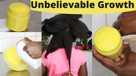 Diy Ghana Yellow Shea Butter For Massive Hair Growth Youtube