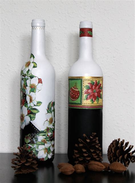 Ekeyart Botellas Decoradas Para Navidad