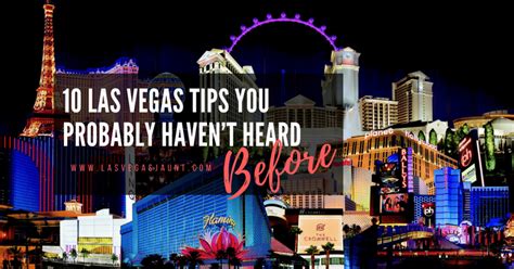 10 Las Vegas Tips and Tricks You Probably Haven't Heard Before