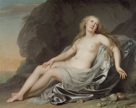 Ariadne Lying on the Shore of Naxos by Adolf Ulrik Wertmüller Artvee