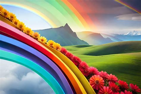 Premium Ai Image Rainbows Are The Most Beautiful Pictures Of The Rainbows