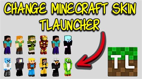 How To Change Skin In Minecraft Tlauncher YouTube