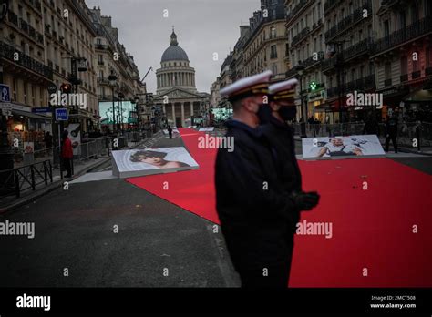 Pictures Of Josephine Baker And A Red Carpet Lead To The Pantheon