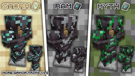 More Armor Trims Fabric Minecraft Mods Curseforge