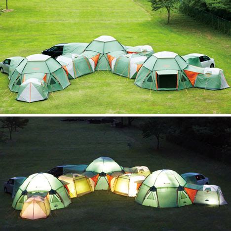 Tent Tenements: Modular System Connects Multi-Unit Tents | Designs & Ideas on Dornob