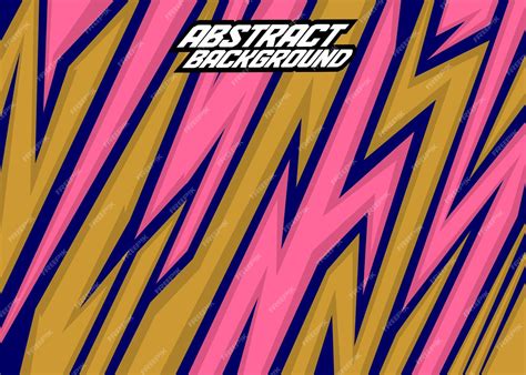 Premium Vector Racing Background Abstract Stripes With Deep Pink Gold