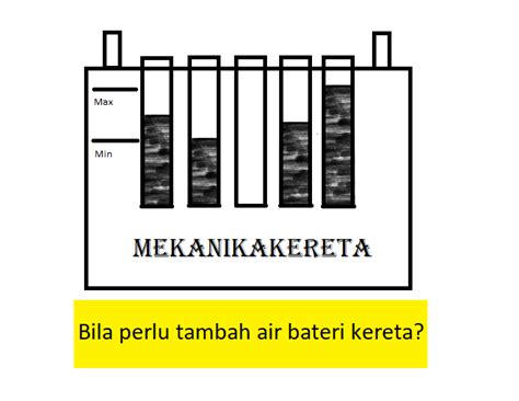 Bila Perlu Tambah Air Bateri Kereta Mekanikakereta