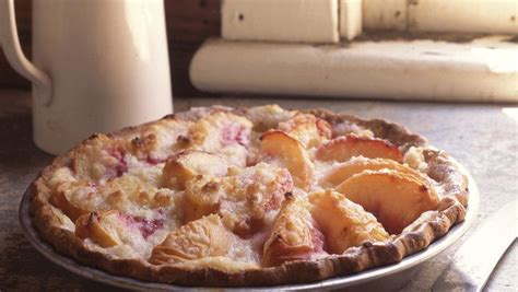 Peach And Creme Fraiche Pie Recipe Martha Stewart