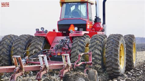 Big Tractors Plowing At The Renner Stock Farm Youtube