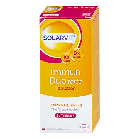 Solarvit D3 K2 DuoProtect Tabletten 60 Stk Online Kaufen