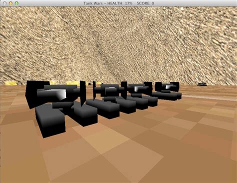 Tank Wars Cpe 471 Final Project