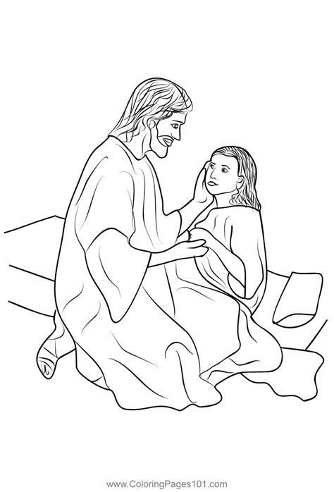 Coloring Pages Healings Of Jesus