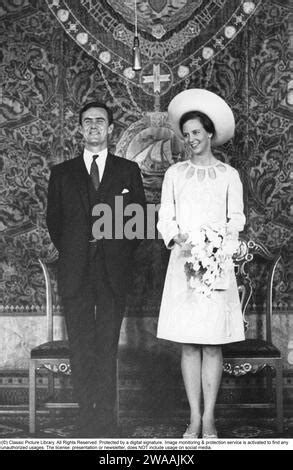 Margrethe II Von Dänemark Hochzeit am 10 Juni 1967 zwischen der