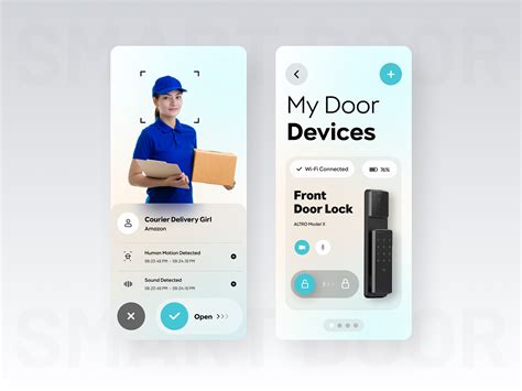 Altro Smart - Smart Door Lock Mobile App on Behance