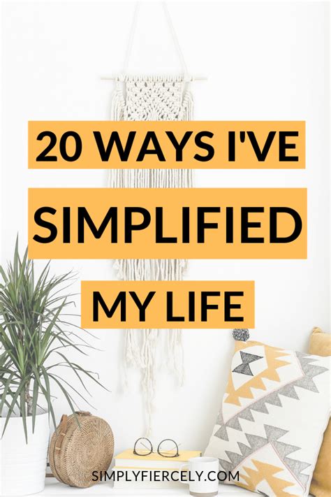 Ways I Ve Simplified My Life Simplifying Life Simple Living