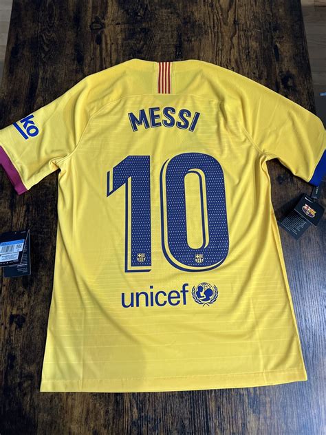 2019 20 Barcelona Ss Messi Player Issue Vaporknit Uefa Cl 19 20 Fourth