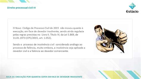 Aula Execução por quantia certa em face de devedor insolvente