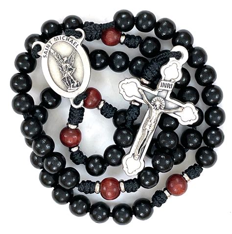 St Michael Paracord Rosary 31 99 Our Lady Of Grace Rosaries