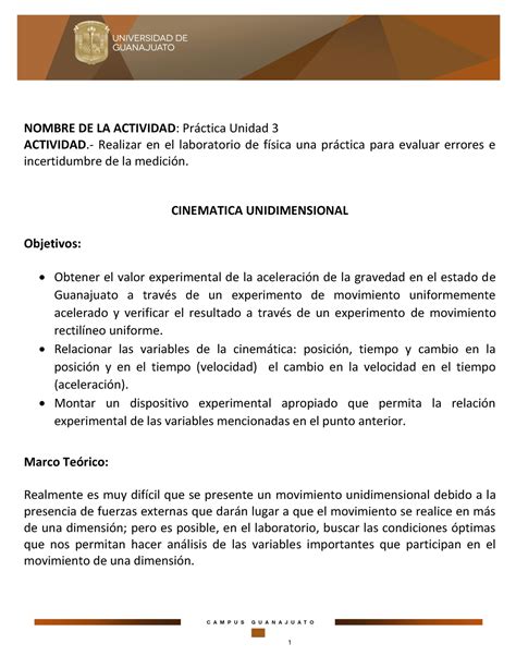 6 Práctica 2 cinemática Georgina Ramos Montiel NOMBRE DE LA